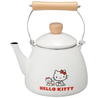 HELLO KITTY - Tiny Chum - Enamel Teapot