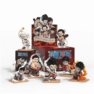 One Piece Blind Box Hidden Dissectibles Series 6 (Luffy Gear's) Display (6)