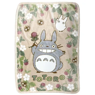 MY NEIGHBOR TOTORO - Totoro Rapsberry - Fluffy Blanket 100x140cm