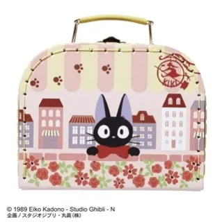 KIKI'S DELIVERY SERVICE - Jiji Flowers - Suitcase 12.5x15.6x6.8cm