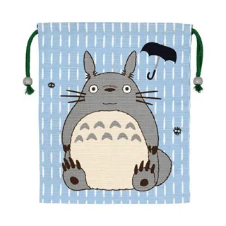 GHIBLI - My Neighbor Totoro - Blue Cloth Bag 14x17cm