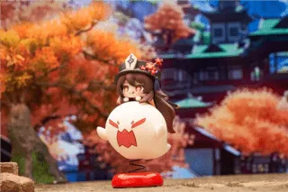 Genshin Impact PVC Statue Hu Tao Chibi Chara Yurayura Stand Ver. (re-run) 10 cm