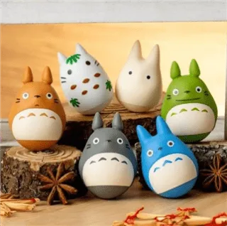 MY NEIGHBOR TOTORO - Assortment of 6 Roly-Poly Figures 5cm