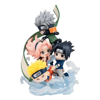 Naruto Shippuden FigUnity PVC Mini Statue Gather here  Team 7 13 cm (with gift)