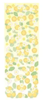 Orange Daisy Stickers