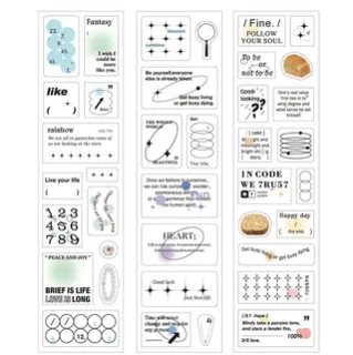 Rainbow Message Book Stickers