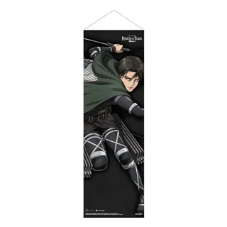 Attack on Titan Slim Wallscroll Levi 30 x 90 cm