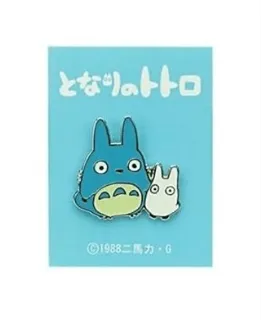 MY NEIGHBOR TOTORO - Blue & white Totoro - Pins 2x2.1cm