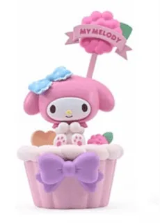 Sanrio Memo Stand Party Time Series Mini Figures Hello Kitty and Friends 5 cm - My Melody