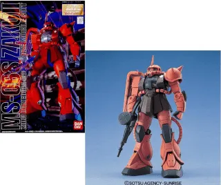 GUNDAM - MG 1/100 MS-06S Zaku II - Model Kit