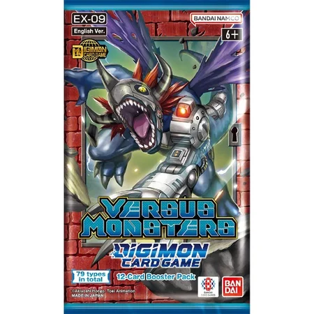 Digimon Card Game EX-09 Bustine Extra Versus Monsters English  - 1 Booster