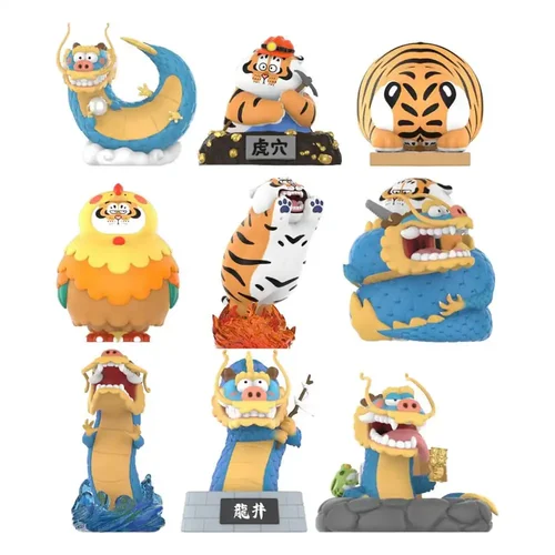 ALEXANDER the Fat Tiger - Long Teng Hu - Blind Box 10cm - 1 unidade