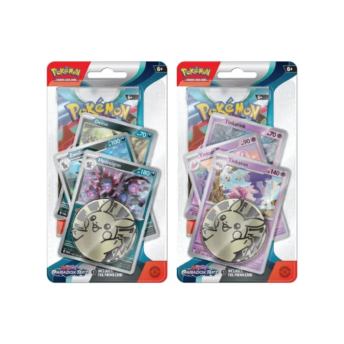 Pokemon TCG - Scarlet & Violet 4: Paradox Rift Premium Checklane Blister English - 1 Blister Aleatório