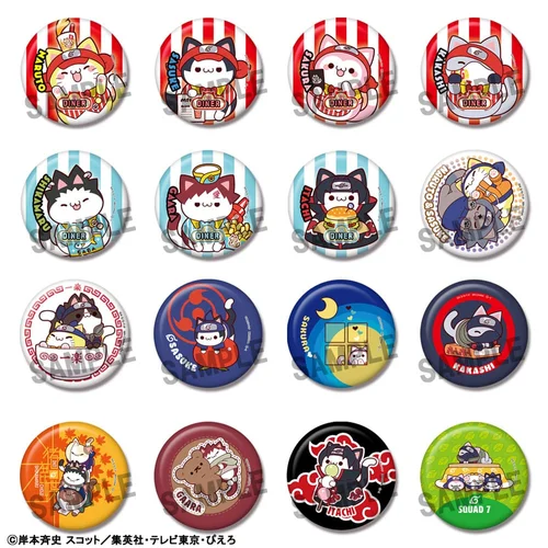 Naruto Mega Cat Project Nyaruto! Pin 5 cm - 1 unidade