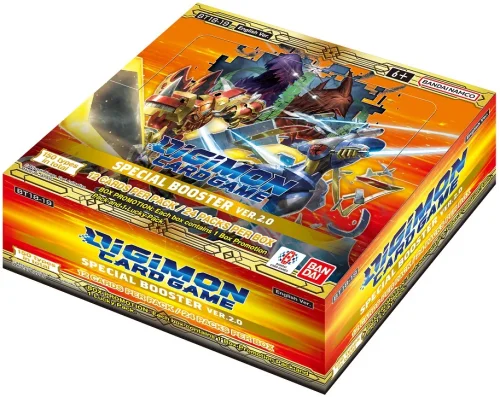 Box Digimon Card Game Special Booster Ver 2.0 (BT-18 BT-19) - 1 Booster Box (24 Boosters)