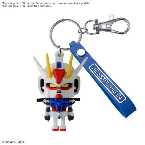 GUNDAM - Aile STPLA-KUN - 3D Rubber Mascot Keychain