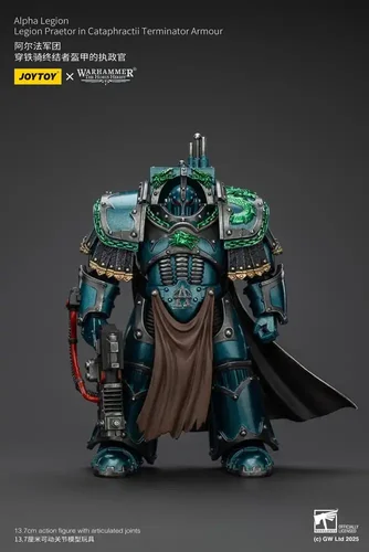 Warhammer The Horus Heresy Action Figure Alpha Legion Legion Praetor in Cataphractii Terminator Armour 18 cm