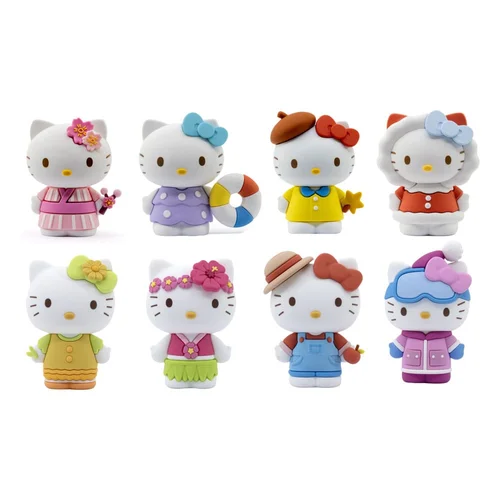 Sanrio Mini-Doll Four Seasons Series Mini Figures Hello Kitty 7 cm Blind Box - 1 unidade