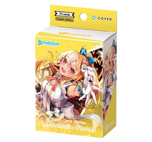 Hololive Official Card Game - Start Deck - hSD07e Yellow : Shiranui Flare - English