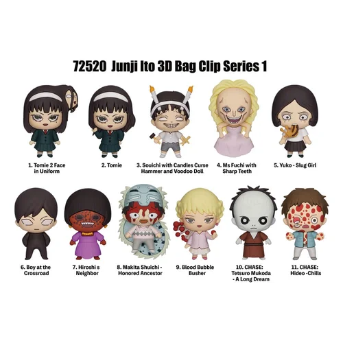 Junji Ito Collection PVC Bag Clips Series 1 Blind Bag - 1 Unidade