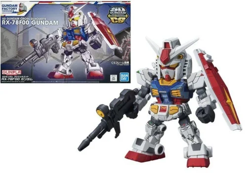 GUNDAM - SD Gundam Cross Silhouette RX-78F00 Gundam Factory Yokohama Exclusive - Model Kit