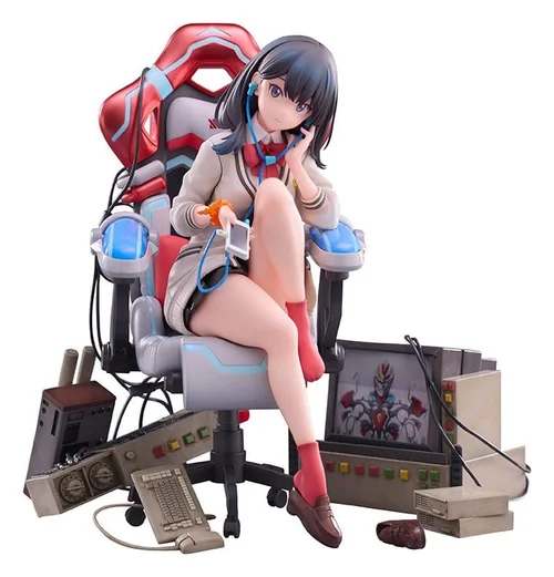 SSSS. Gridman Universe F:NEX PVC Statue Rikka Takarada Gaming Chair Ver. 19 cm