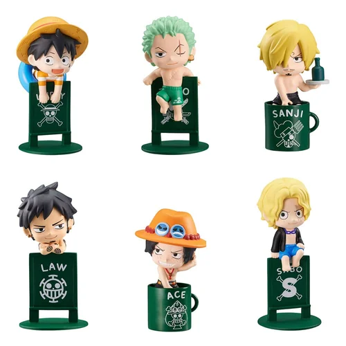 One Piece Ochatomo Series Trading Figure Pirates´ Vacance 4cm Blind Box - 1 Unidade