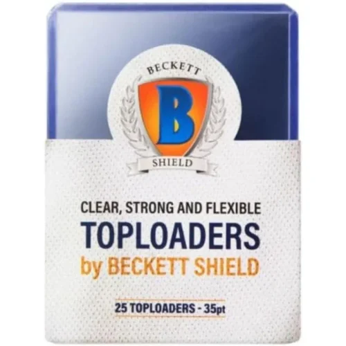 Beckett Shield – Toploader 35pt (76.2mm x 101.6mm) - 25 Unidades