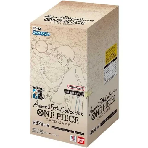 One Piece Card Game - Anime 25th Collection Booster Box (EB02) Japanese - 1 Booster Box (24 Boosters)