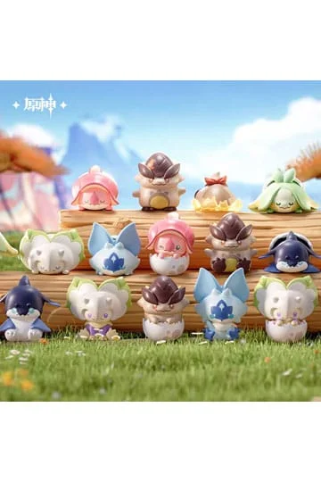 Genshin Impact Natlan Saurian Series Mini Figures 4 cm Blind Box - 1 Unidade