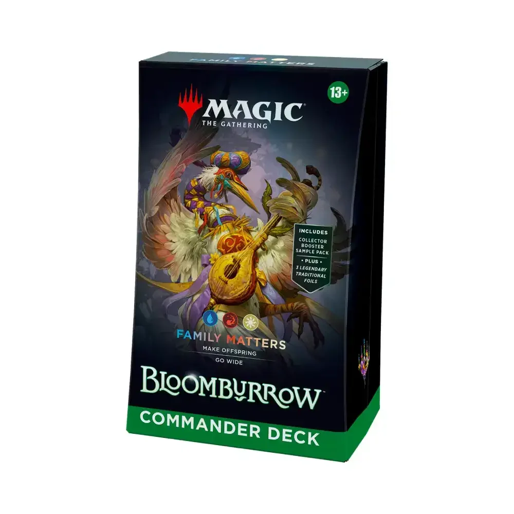 Magic the Gathering Bloomburrow Commander Deck Family Matters English