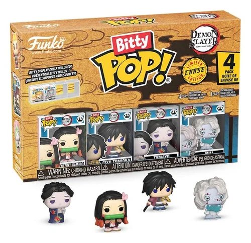 Demon Slayer: Kimetsu no Yaiba Bitty POP! Vinyl Figure 4-Pack Nezuko 2.5 cm