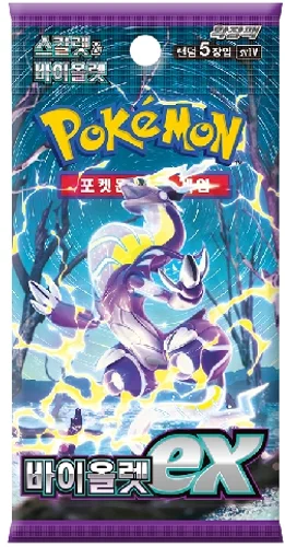 Pokemon TCG: Violet EX Korean - 1 Booster