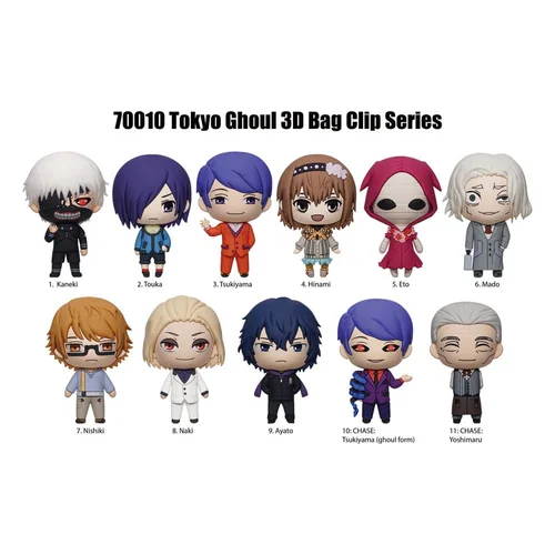 Tokyo Ghoul 3D PVC Bag Clips Series 2 Blind Bag - 1 Unidade