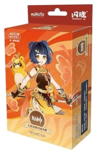 Genshin Impact Trading Card Game - Pre-Build Starter Deck 08 - Xiangling - Series 1 *Chinese Version* (40 cards)