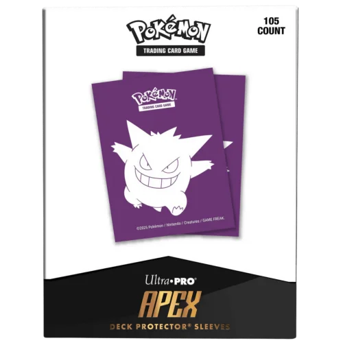Ultra Pro - Pokemon 105ct APEX Deck Protector Sleeves - Elite Gengar