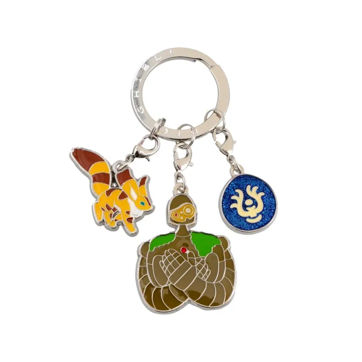 3 pieces Key Ring Robot Soldier - Castle in the Sky