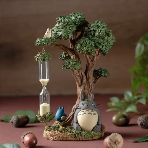 Hourglass Diorama Camphrier & Totoros - My Neighbor Totoro