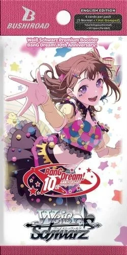 Weiss Schwarz: BanG Dream! 10th Anniversary! 1st Edition English - 1 Booster
