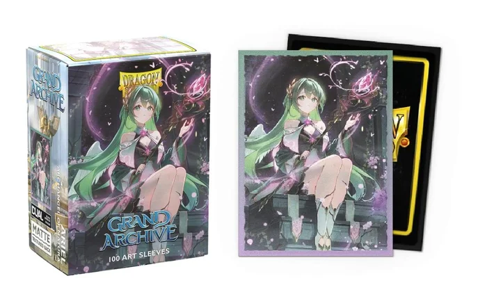 Dragon Shield - 100 Standard Art Sleeves - Grand Archive : Ariel, Archangel of Natura