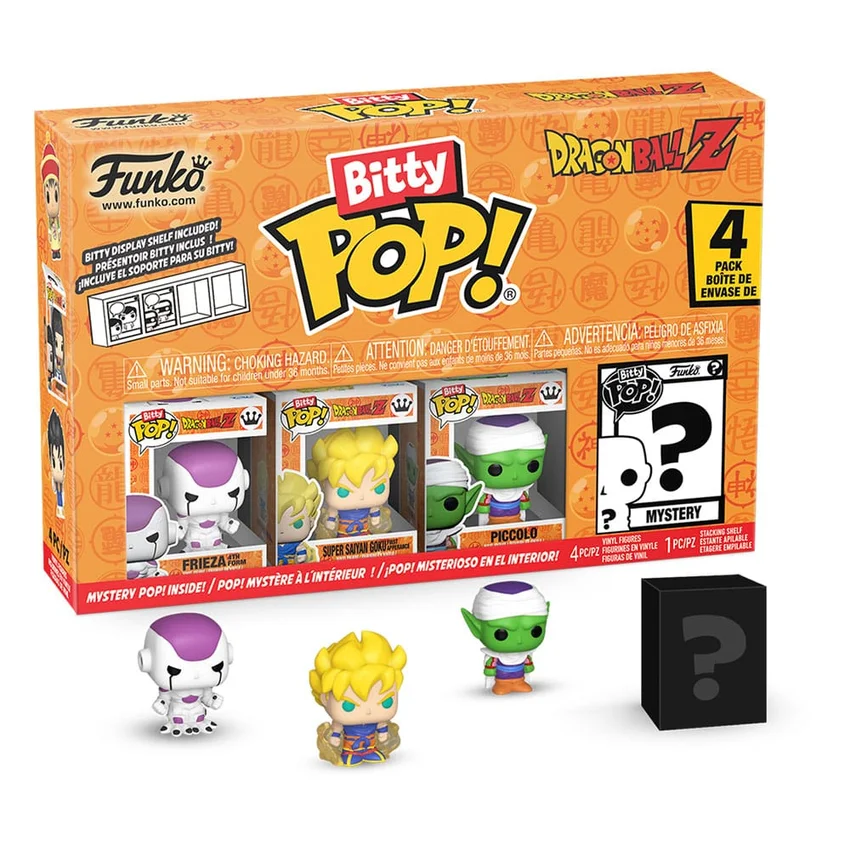 Dragon Ball Bitty POP! Vinyl Figure 4-Pack Series 4 - 2.5 cm (1 figura chase aleatória)